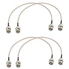 JANZU 4St 3G HD SDI-Kabel BNC-Kabel 30Cm 75 Ohm för Kameror -Videoutrustning StöDer HD-SDI 3G-SDI 4K 8K-Videokabel