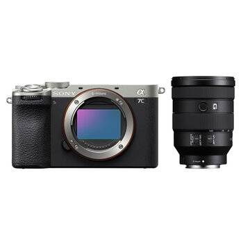 Sony Alpha 7C II (ILCE-7CM2) kamerahus + SEL 24-105mm f/4.0 G OSS  sølv
