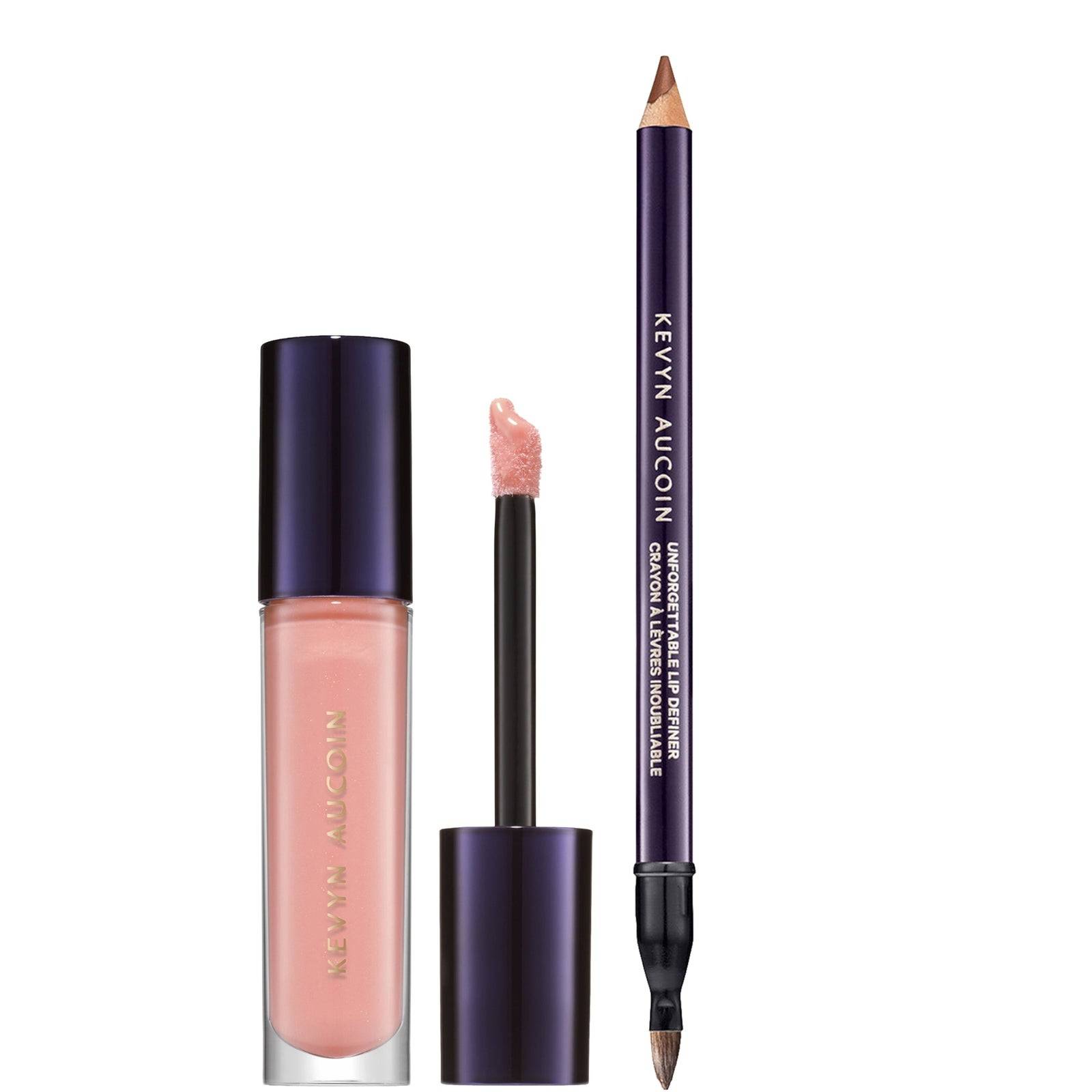 Kevyn Aucoin Unforgettable Lip Duo - Divine Lip Definer and Celestial Lip Gloss Drita