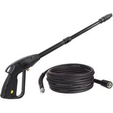 Højtryksrenserpistol M22x1,5 14 mm Pin med højtryksslange - Højtryksrenser tilbehør - Justerbar dyse - Slangelængde 8 m (FMY)
