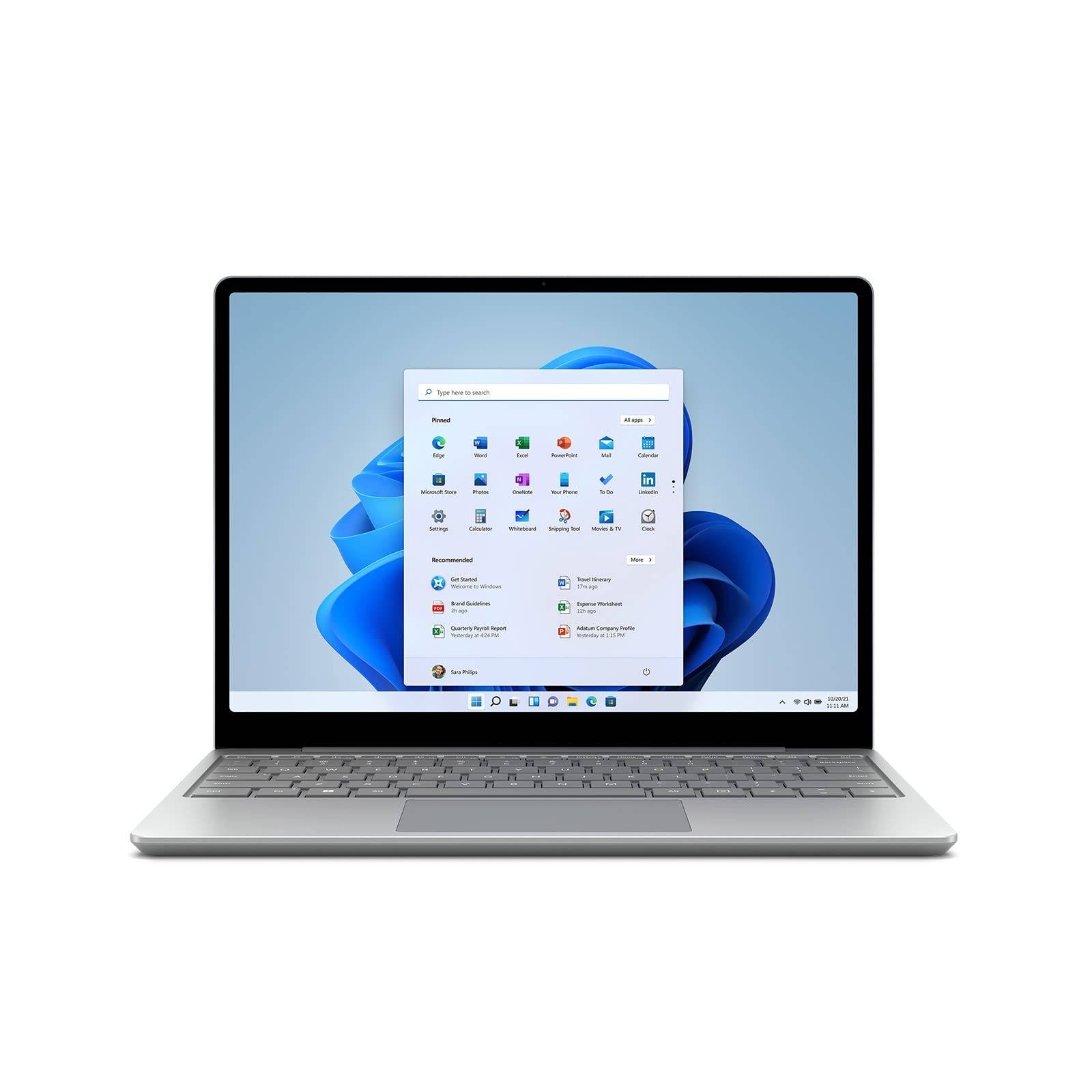 Microsoft Surface Laptop Go 2 11th Gen H35 Office 2021 4GB RAM 128GB RAM Platinum / Intel® Core™ i5-1135G7 / H&B / 12.4-inch / / / (KXB-00017) platina