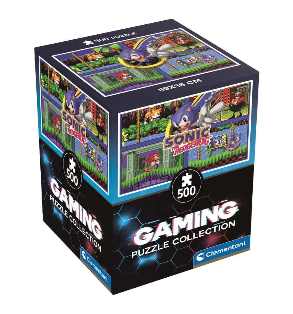 Sonic the Hedgehog 64 Bit Snabbt 500 bitars pussel Clementoni