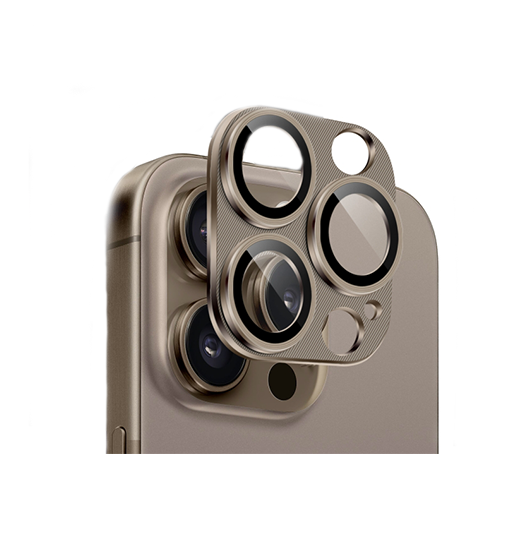iPhone 16 Pro - NTJO™ Premium Linse Beskyttelsesglas - Desert