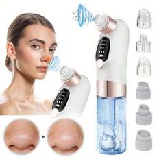 Blackhead Remover Elektrisk BlackHead Extractor Pore Dammsugare Micro Small Bubble Acne Nose Djuprengöring Black Head Remover - Vitt (En-Storlek)