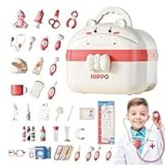 Kids Doctors Play Set, Doctor Playset for Kids - Doktorset för barn - Doktor låtsaslekutrustning, Doktorlekset med fodral för småbarn, pojkar, flickor, födelsedag