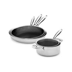 Onyx Cookware Køkkensæt i 5-dele | hybrid non-stick onyx cookware køkkensæt | onyxcoockware