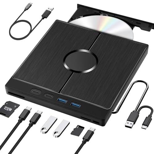Extern DVD-CD-spelare för PC, extern optisk DVD-brännare USB 3.0