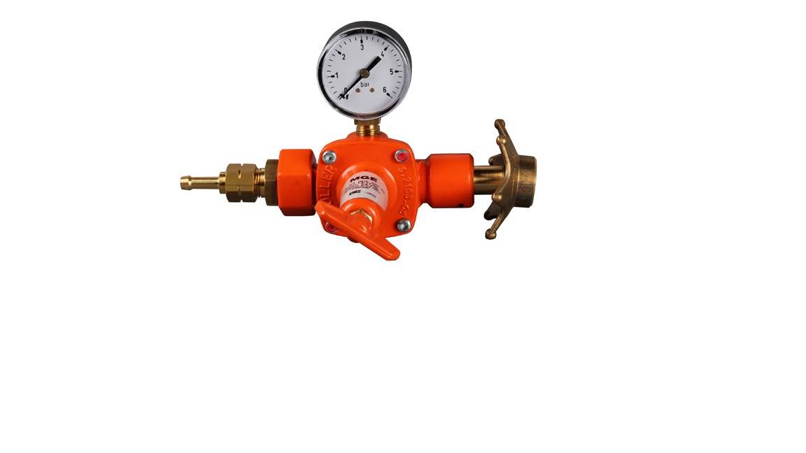 REGULATOR 0.5-4 BAR 6-16KG/H.
