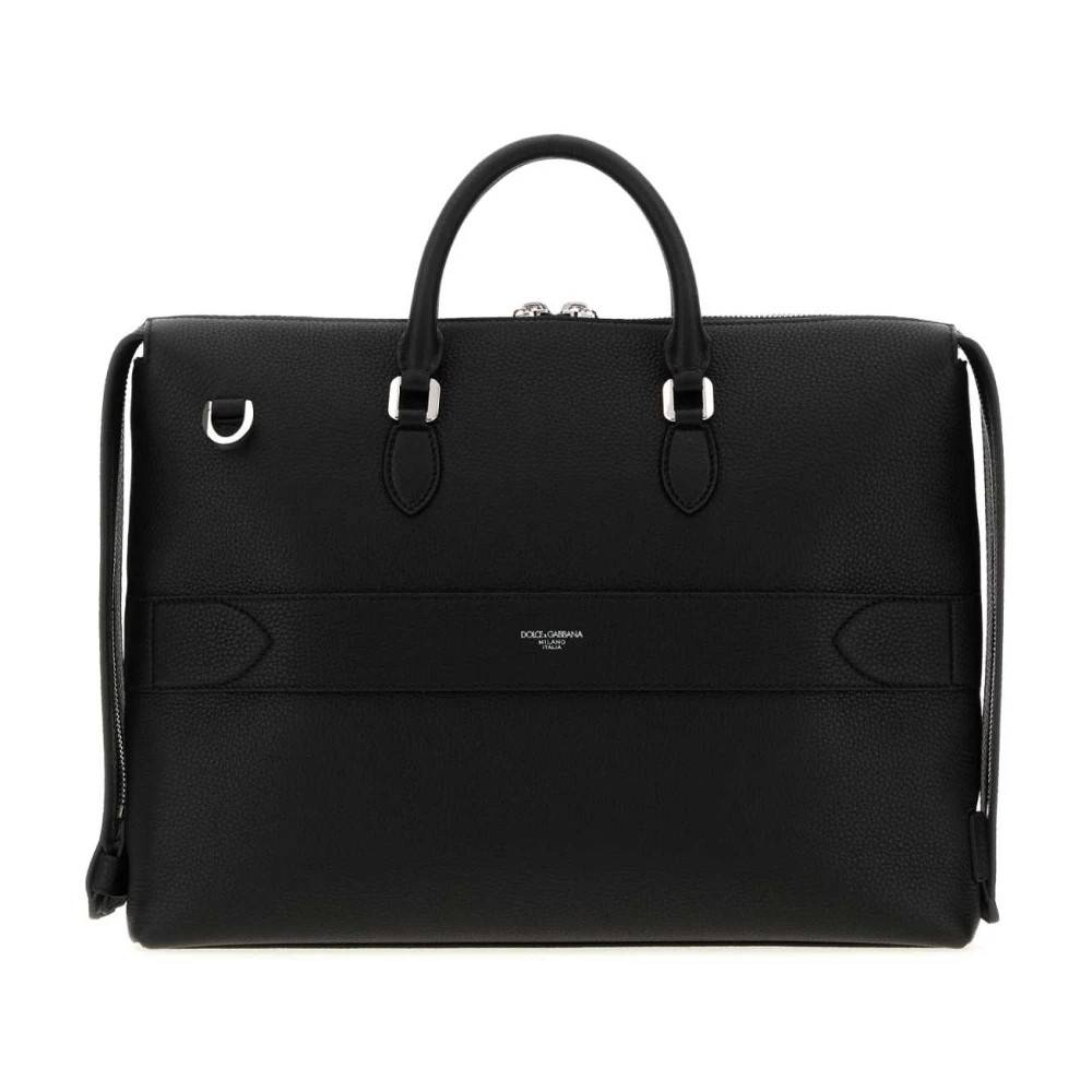 Dolce & Gabbana VIT Odissea Laptop Taske - Tasker - Herre - Sort - ONE SIZE -