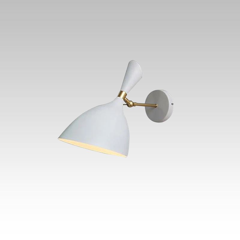 LoftGlow - Modern LED Sänglampa för Sovrummet - Vit