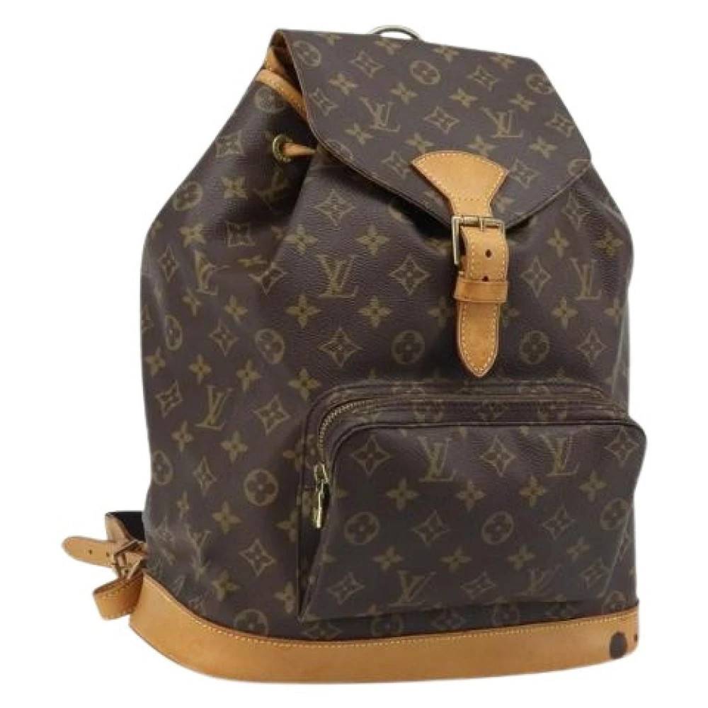 Louis Vuitton Vintage - Pre-owned Vintage Monogram Canvas Ryggsäck Vintage - Dam - ONE Size - Läder