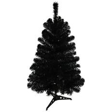 Kunstigt juletræ, 90 cm, sort (På lager i butik)