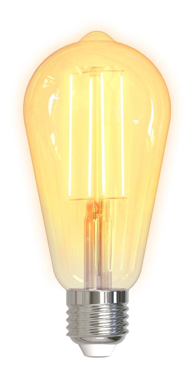 LED-lampa Deltaco SMART HOME Filament E27 WiFi, 5.5W, 470lm, dimbar