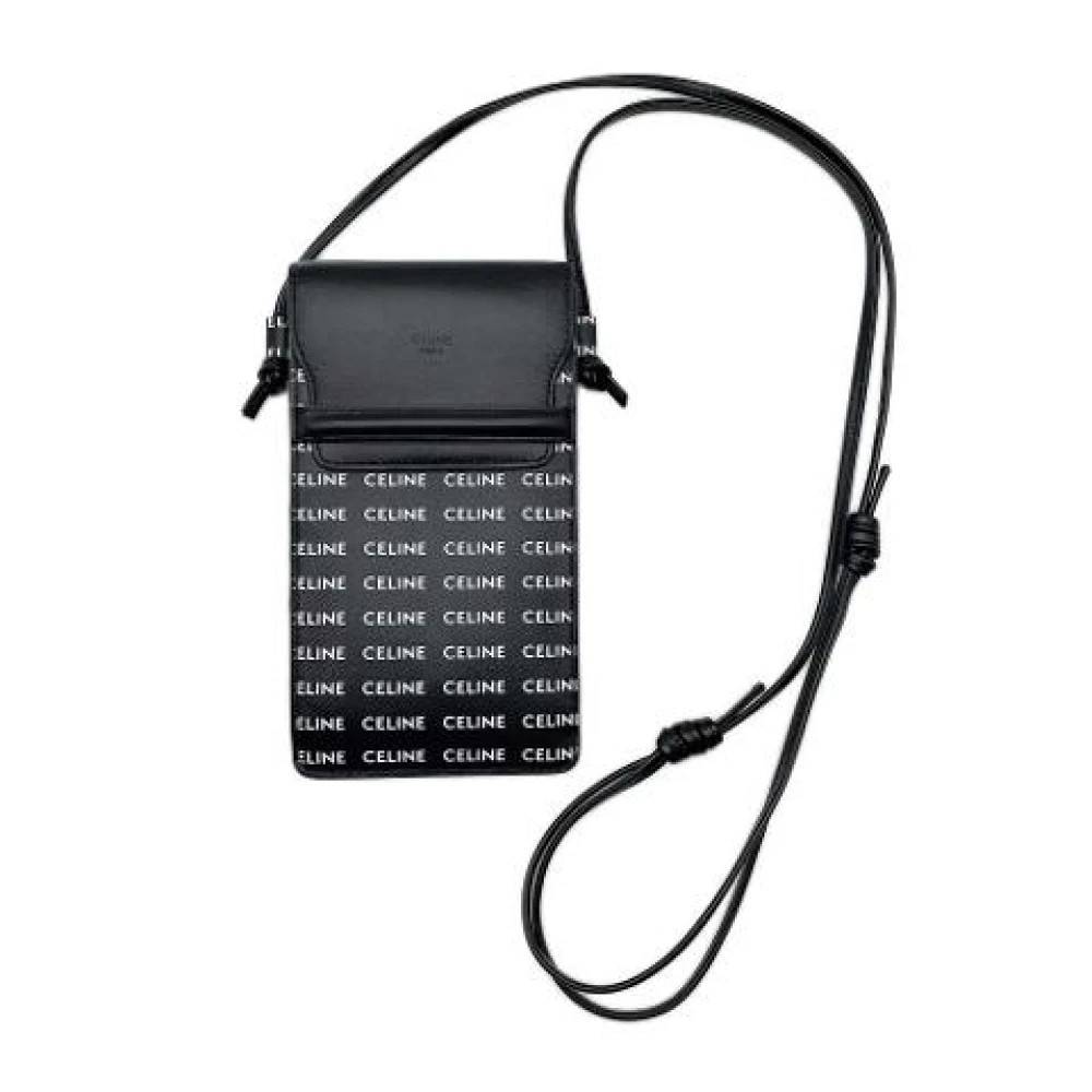 Celine Vintage Pre-owned Vintage Skuldertaske - Vintage - unisex - Sort - ONE SIZE - Uld
