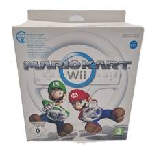 Mario Kart Wii - Nintendo Wii med Wii Wheel i Kasse (B Grade) (Genbrug)