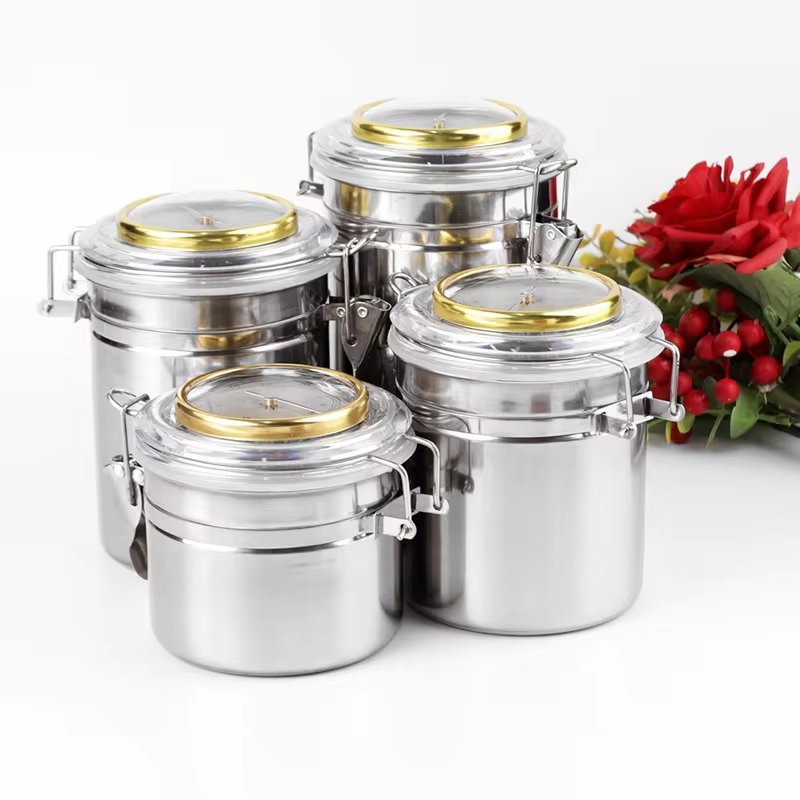 JIBILL Tobacco Humidor Humidifier Cigar Humidor Jar Tobacco Pipes Smoking Accessories Humidor Box Travel Stainless Steel Gift