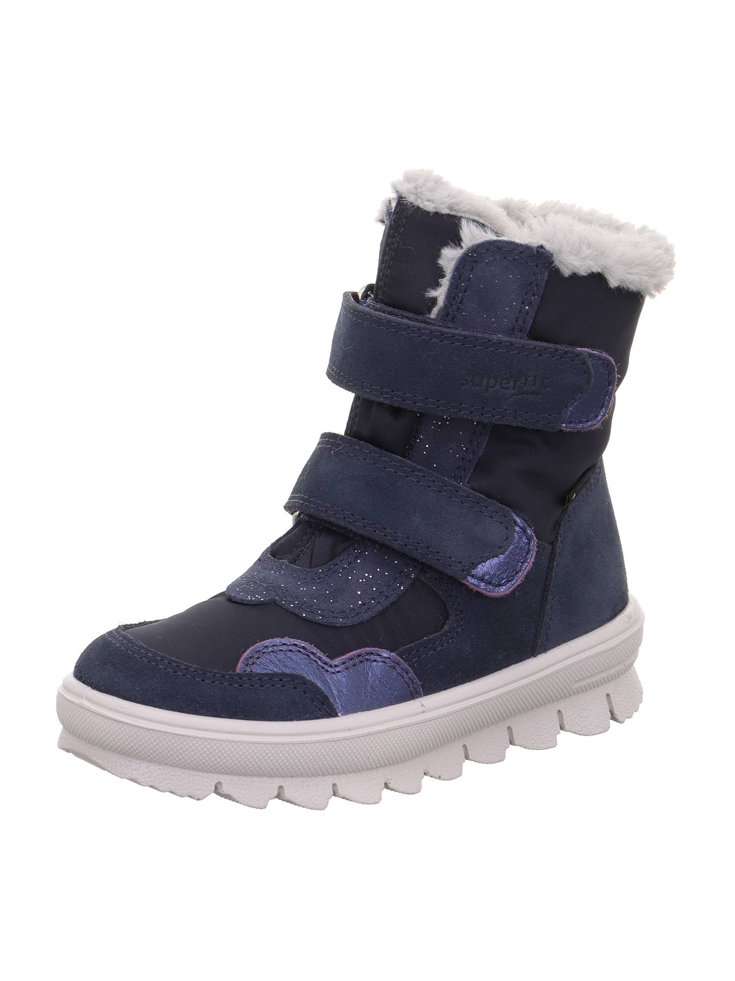 SUPERFIT Snowboots 'FLAVIA'  indigo / lysegrå