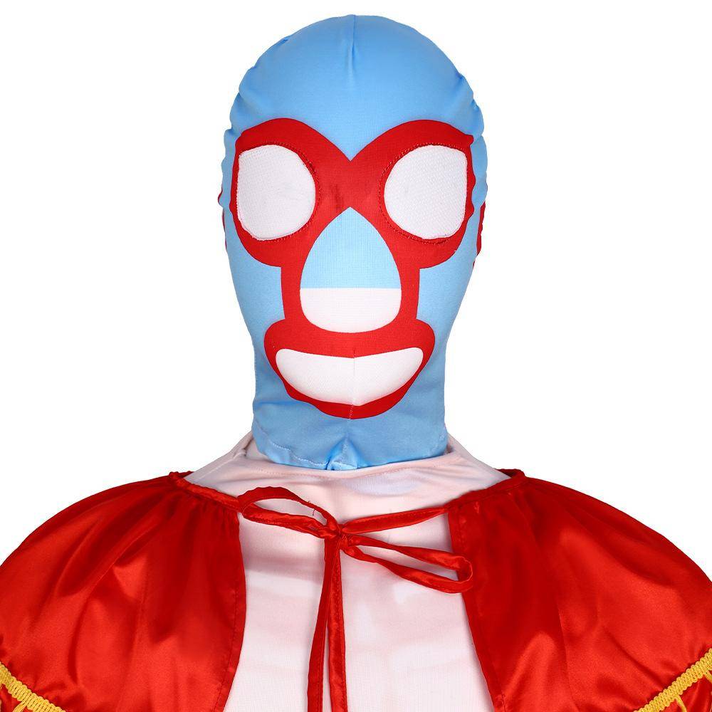 Wrestler Costume Cape Robe Halloween Bullcape Stage Performance Costume cm red