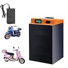 HJGHY 60V 20Ah 42Ah 55Ah 65Ah Elmotorcykelbatteri 60V Ebike Go-Kart Lithium Batteripaket för Moped Cykel Trehjuling Motor,60v 65ah