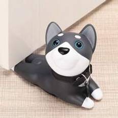 1pc,  Adorable Dog Door Stopper, Decorative Vinyl Doorstop, Floor Protector With Improved Non-Slip Base, Cute Home Design, Ideal For All Households