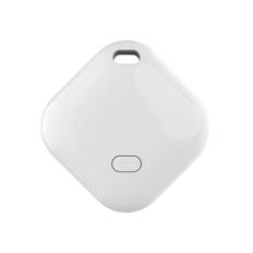 Bluetooth Tracker, Key Finder och Item Tracker Tags MFI-certifiering för bilnycklar och telefonväskor 4-Pack vit