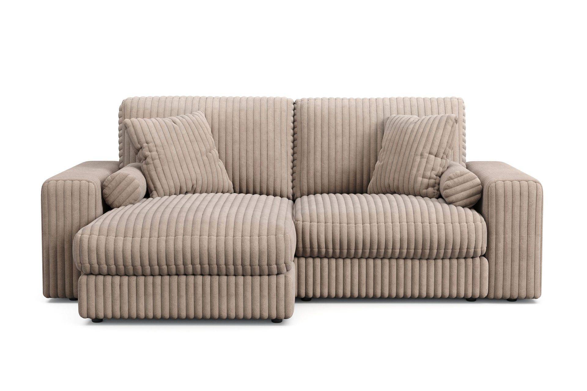 Andrarum Arken Lyx 3-sits Vändbar L-formad Djup Divansoffa i Manchester - Greige Divansoffor & schäslongsoffa Grå,Beige