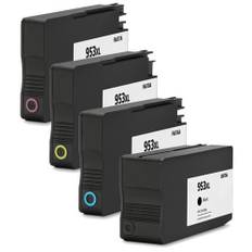 HP 953XL 4 stk Kompatibel Multipack - 128ml