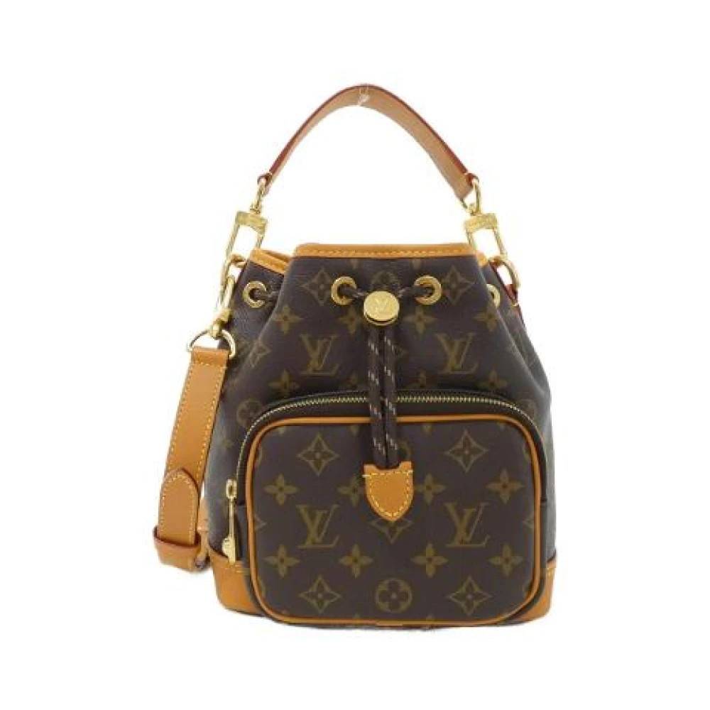 Louis Vuitton Vintage Pre-owned Noe Cargo Monogram Skuldertaske - Vintage - Dame - Brun - ONE SIZE - Uld