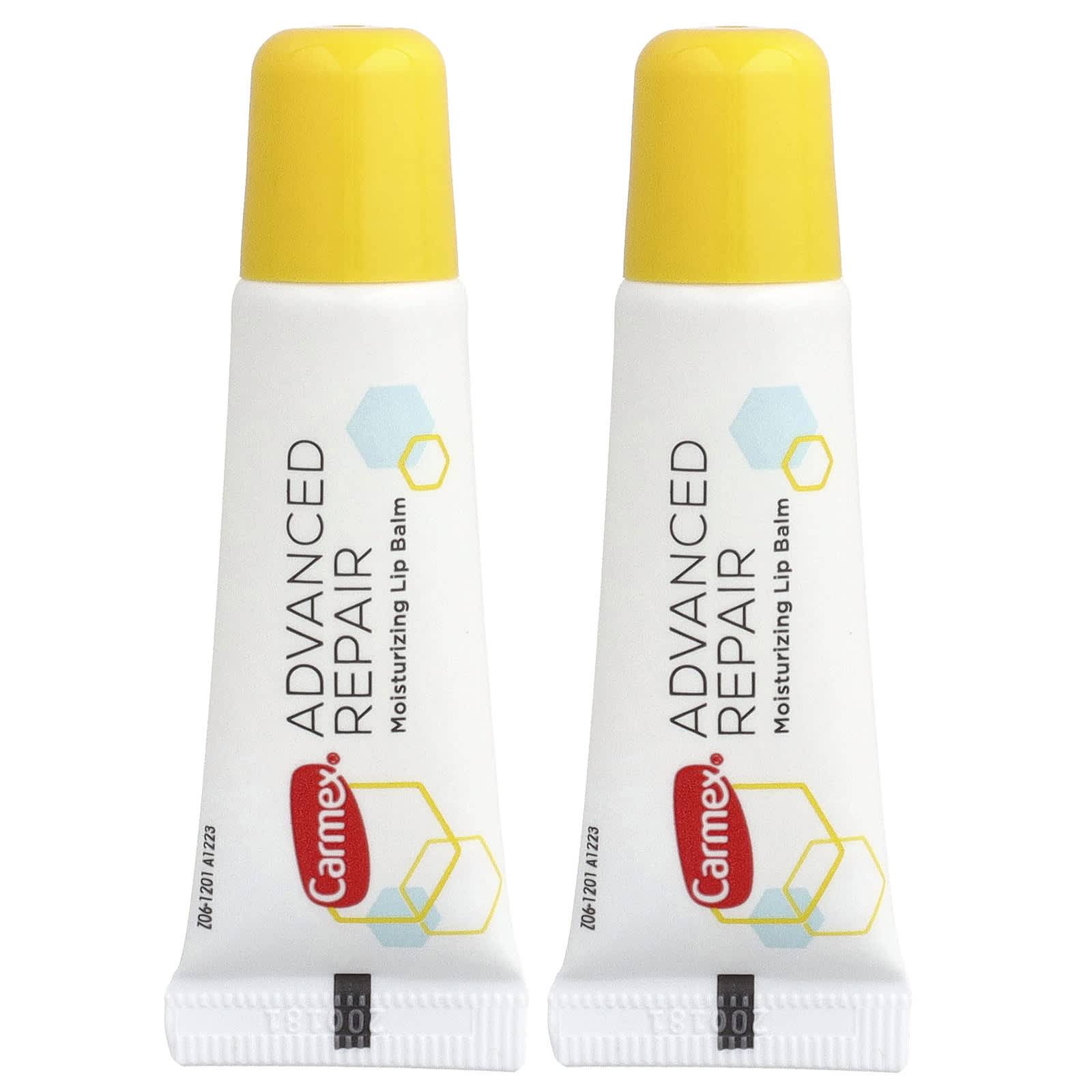 Carmex, Avancerad Reparation, Fuktgivande Läppbalsam, 2 Rör, 10g (0.35oz) Varje