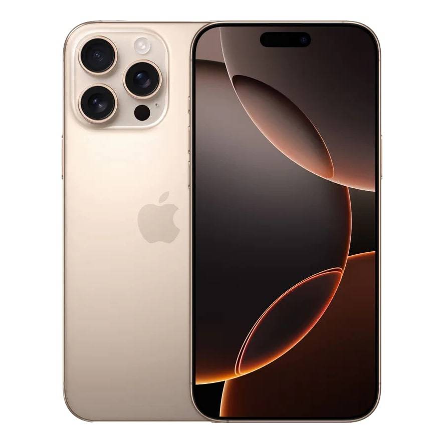 Brugt iPhone 16 Pro | 512GB | Sandfarvet titanium | Rigtig god stand
