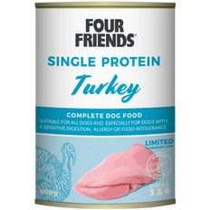 FourFriends Dog Single Protein Turkey 400 g x 12