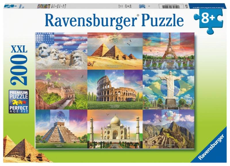 Ravensburger pussel - Monuments Of The World 200 bitar Default Title
