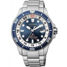 Men's Citizen Watch Promaster Diver's Eco-Drive Super Titanium GMT BJ7111-86L