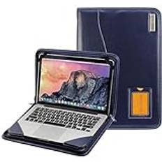 Broonel - Contour Series - Blue Heavy Duty Leather Skyddsfodral - Kompatibel med Acer Aspire 5 A515-57 15,6 tums bärbar dator