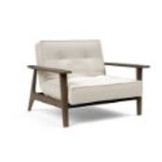 Innovation Living Splitback Frej Chair B: 112 cm - Smoked Oak/531 Bouclé Off White