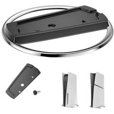 TEMU Vertical Stand For Ps5 Slim / Ps5 Disc & Digital Console Anti-slip Base Stand Vertical Cooling Stand - Anti-slip, Heat Dissipation Bracket For Playstation 5 Slim & Disc/digital