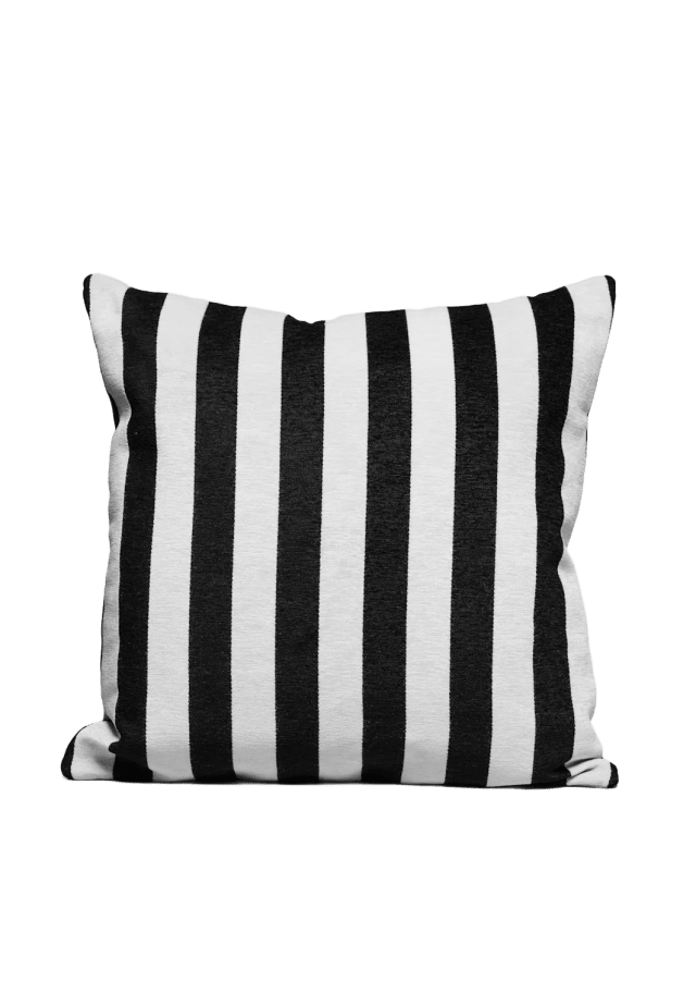 Ceannis Striped Cushion Cover White Väskor & plånböcker Dam Vit 50X50