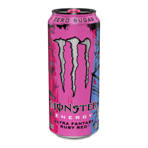 Monster Energy Ultra Fantasy Ruby Red 500ml (Sockerfri) - 1-pack
