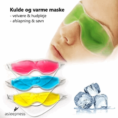 Kulde og varme øjenmaske og sovemaske 2 stk. - 2 Stk Grøn