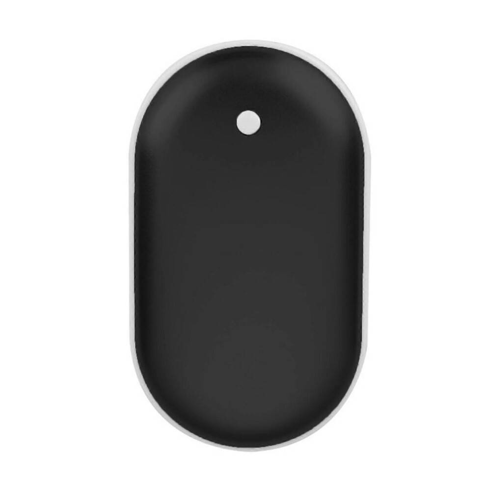5000/10000mAh Handvärmare 2 i 1 Bärbar Fickladdare PowerBank Vintervärmare USB Uppladdningsbar Svart