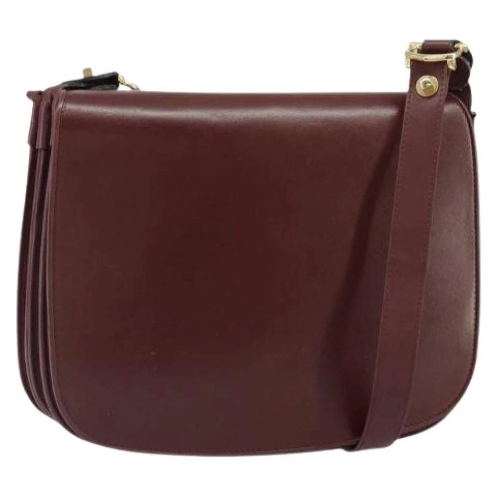 Cartier Vintage - Pre-owned Läder Crossbody Väska Vintage - Dam - ONE Size - Läder