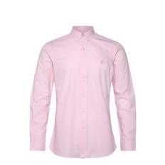 Polo Ralph Lauren Slim Fit Striped Stretch Poplin Shirt Rosa