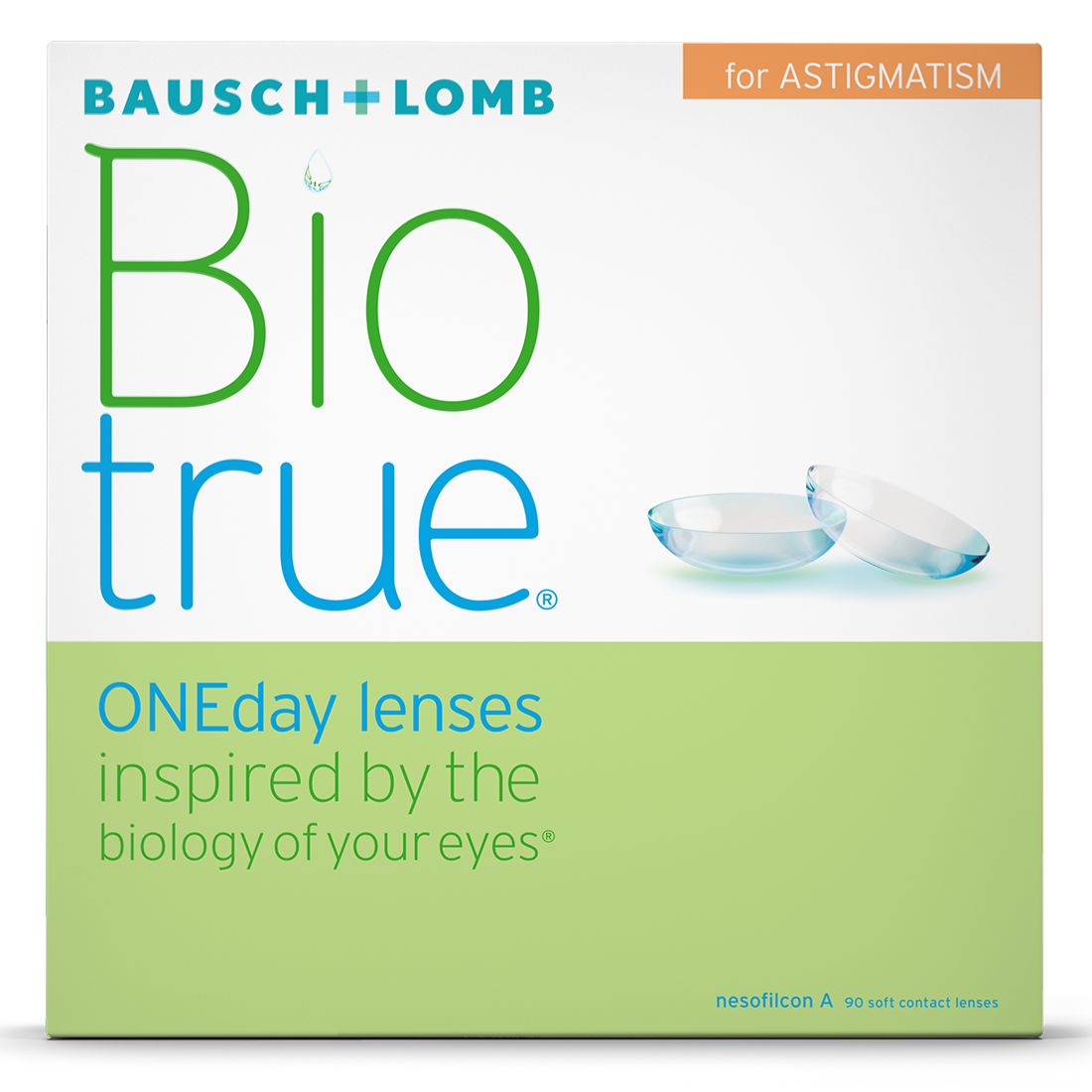 Biotrue ONEday - Lenti a contatto giornaliere per astigmatismo (90 lenti)