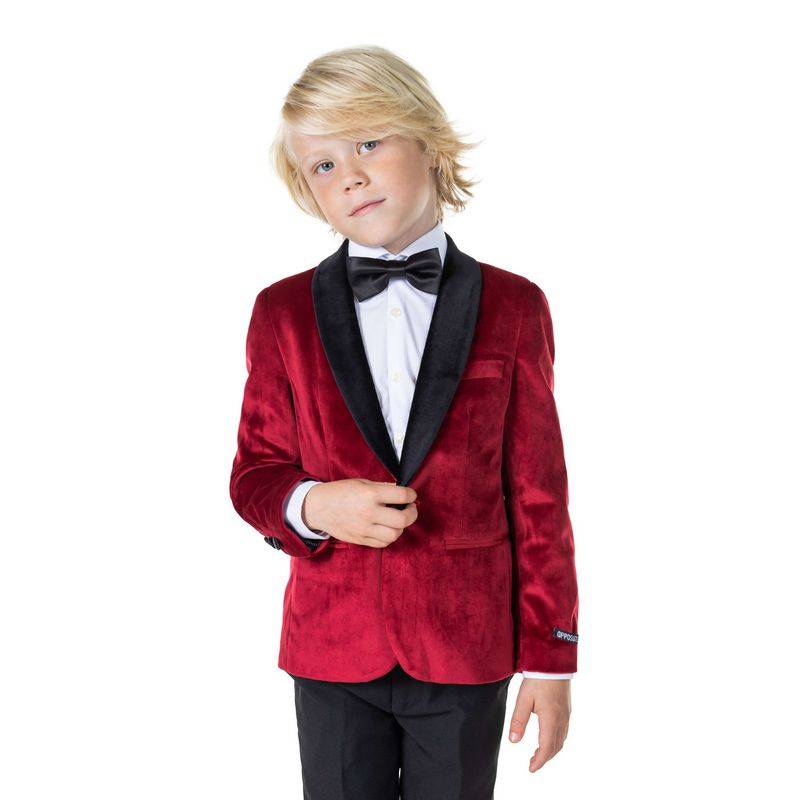 OpposuitsÂ® Børneblazer Rich Bordeauxrød