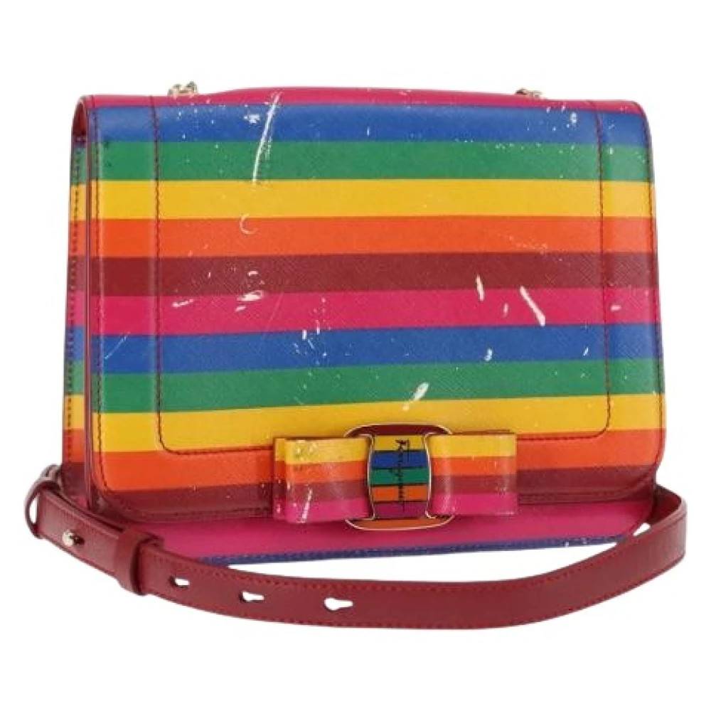 Salvatore Ferragamo Pre-owned - Pre-owned Läder Cross Body Väska Vintage - Dam - ONE Size - Läder
