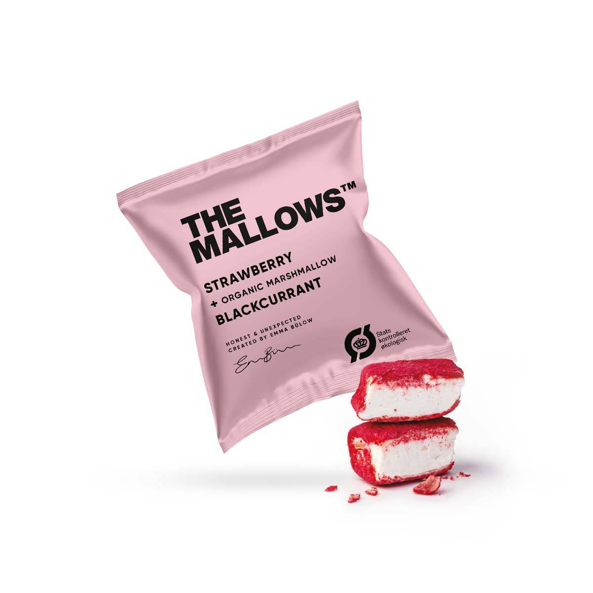 STRAWBERRY + BLACKCURRANT FLOWPACKS - MARSHMALLOWS WITH BERRIES 40-pcs