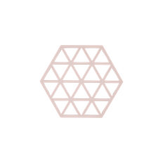 Triangles Grytunderlägg från Zone Denmark - Rose färg - Silikon