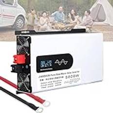 5000/6000/8000/10000/12000w Pure Sine Wave Power Inverter 12/24/48/60 till 110v/220v omvandlare för familjehusbil Off Grid Solar nödströmförsörjning,5000w-24Vto220V