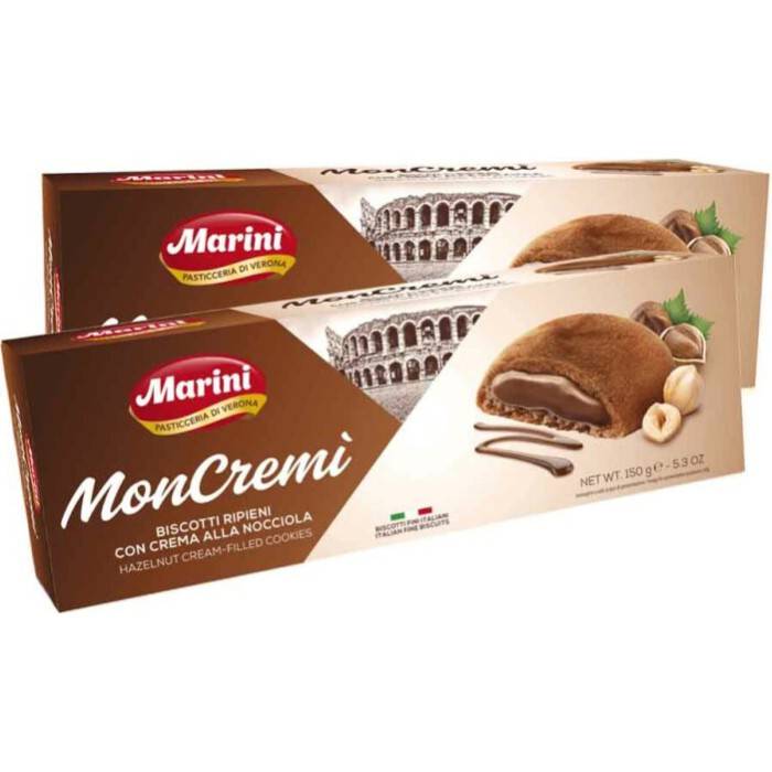 Marini Moncremì Kakor med Hasselnötskräm 150g