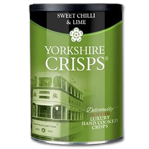 Yorkshire Kartoffelchips med Sød chili og Lime